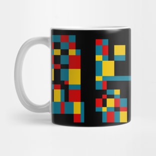 Minimal Primary #3 (Mondrian Inspired) Mug